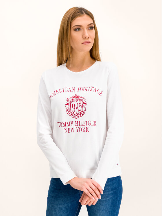 Tommy Hilfiger Tommy Hilfiger Palaidinė Ozlem WW0WW26186 Balta Regular Fit