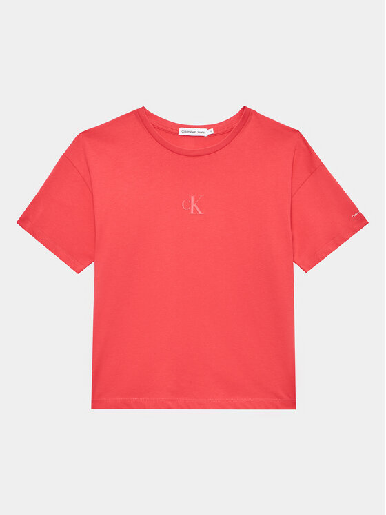 Calvin Klein Jeans T shirt IG0IG02136 Rosa Regular Fit Modivo