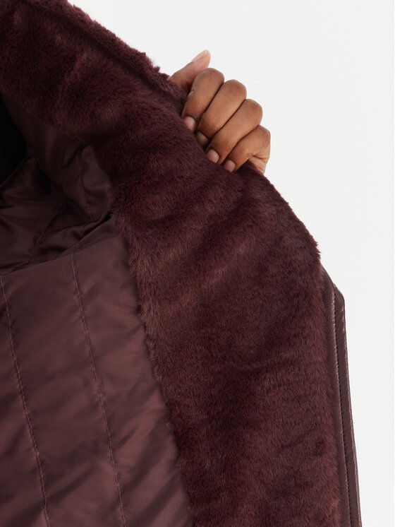 Vero Moda Vero Moda Geacă din imitație de piele Hailey 10250405 Violet Regular Fit