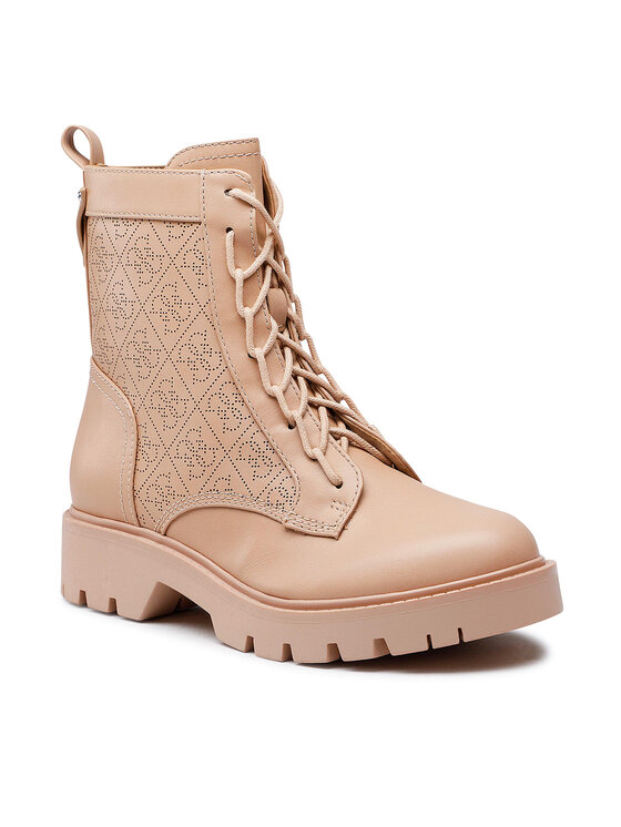 Guess Guess Черевики Raziela3 FL7RZ3 LEA10 Бежевий