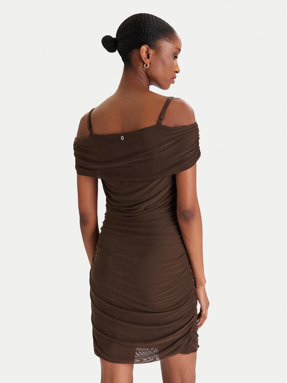 Guess Guess Coctailkleid W5YK21 KCZC2 Braun Slim Fit