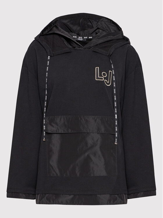 Liu Jo Sport Liu Jo Sport Μπλούζα TF1067 F0843 Μαύρο Regular Fit