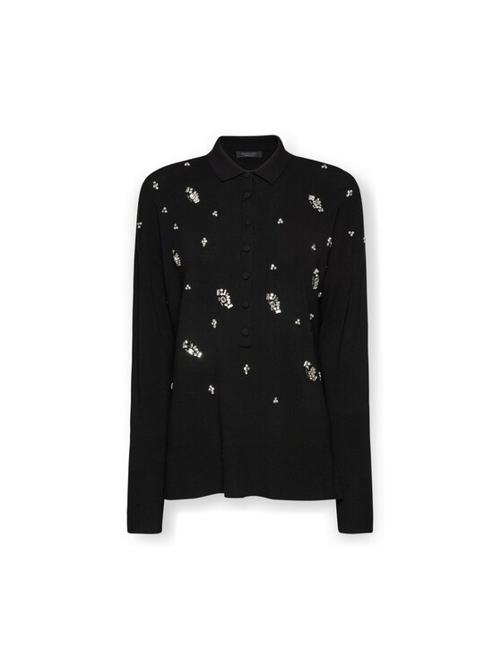 Elena Mirò Elena Mirò Sweter M010Z000769N033 Czarny Regular Fit