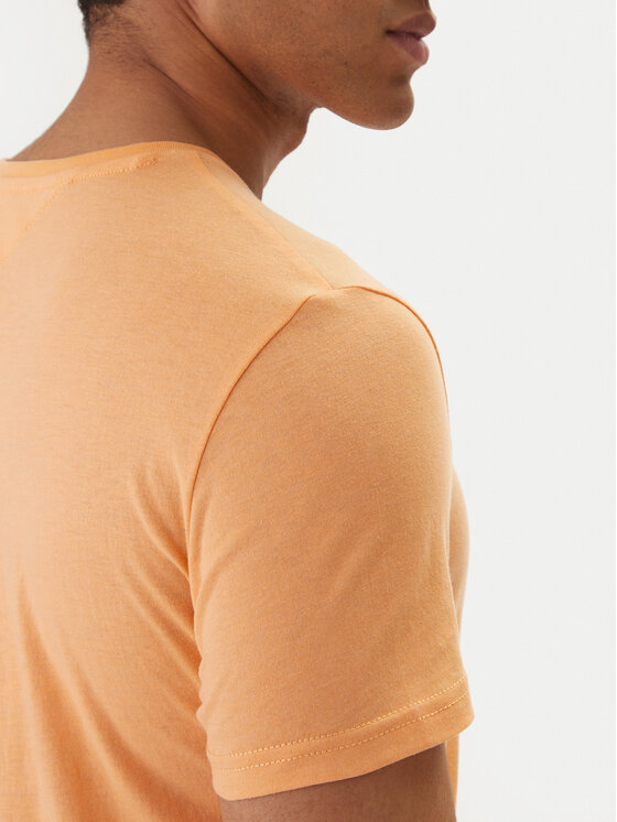 Tommy Jeans Tommy Jeans T-krekls DM0DM20363 Oranžs Slim Fit