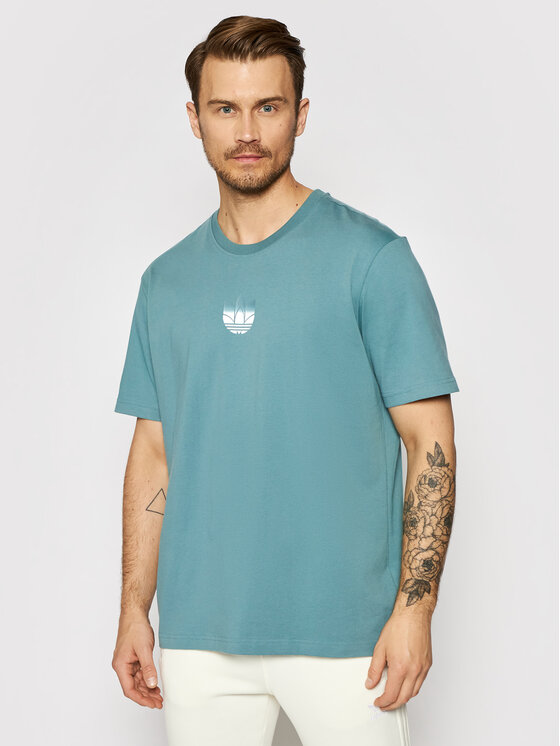 adidas Camiseta Estampada Adicolor 3D Trifolio - Verde | adidas Colombia