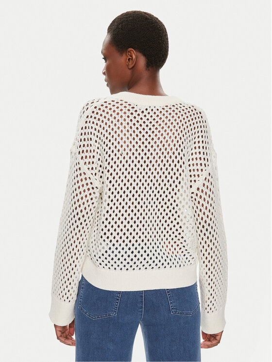 Brave Soul Brave Soul Pulover LK-125HYDRO Écru Straight Fit