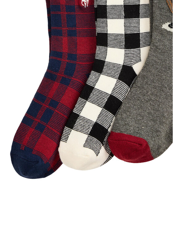 Polo Ralph Lauren Polo Ralph Lauren 3er-Set hohe Kindersocken 442P03158001 Bunt