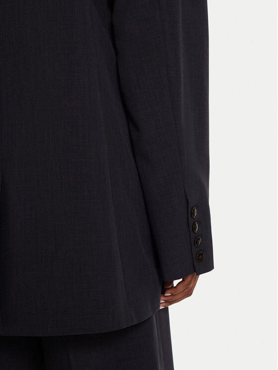 Herskind Herskind Marynarka Yago 5253519 Granatowy Oversize
