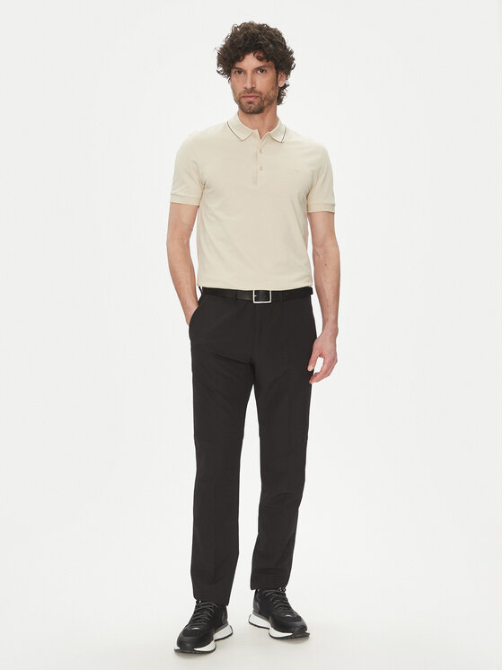 BOSS BOSS Polokošeľa Paule 4 50506195 Béžová Slim Fit