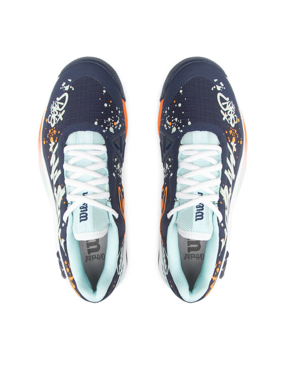 Scarpe Da Tennis Wilson Donna Rush PRO 4.0 Hope Paris Clay - Scarpe Per Terra Rossa, Tomaia In Tessile, Suola In Gomma