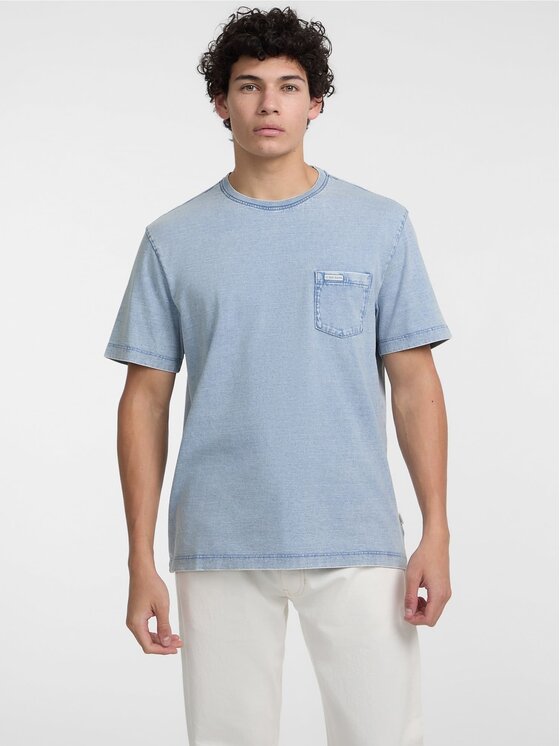 Guess Jeans Guess Jeans T-shirt 173619 Blu Classic Fit