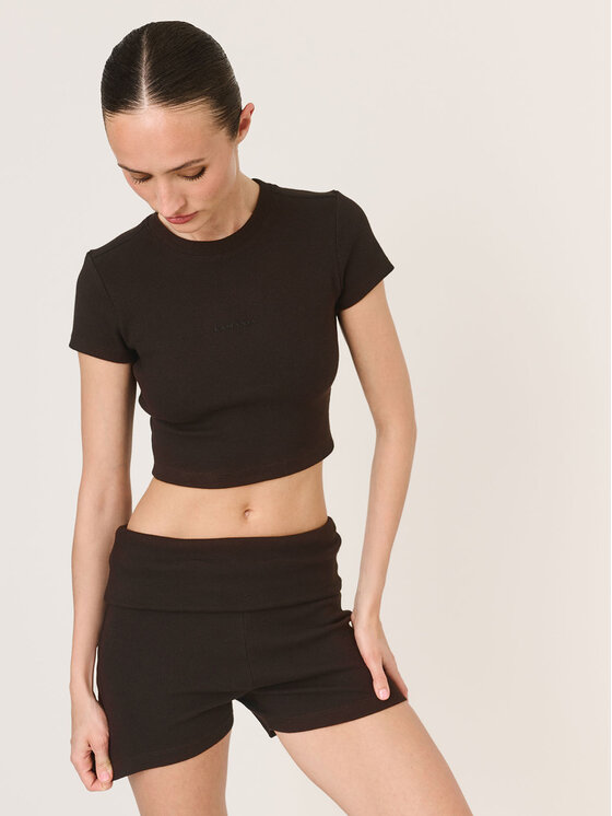 La Mania La Mania Biustonosz top ELMA Brązowy Classic Fit