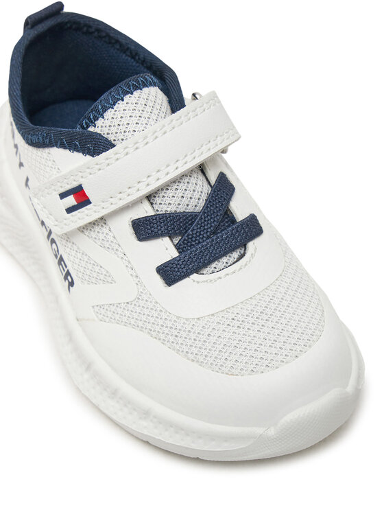 Tommy Hilfiger Tommy Hilfiger Sneakers Low Cut Lace-Up/Velcro Sneaker T1B9-33868-1756 M Bianco