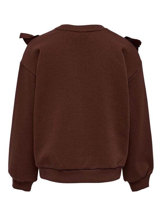 Kids ONLY Kids ONLY Felpa Felia 15275359 Marrone Regular Fit