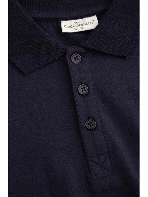 Coccodrillo Coccodrillo Polo XCX143602EJB-015 Granatowy Regular Fit