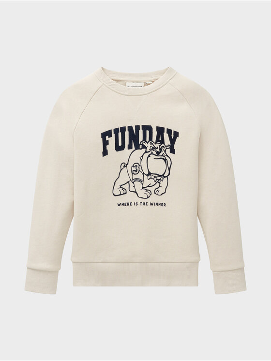 Tom Tailor Tom Tailor Sweatshirt 1032888 Beige Regular Fit