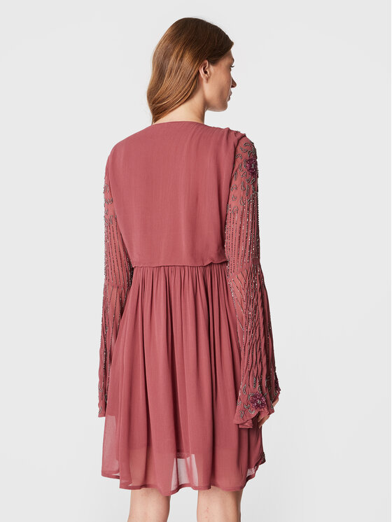 NKN Nekane NKN Nekane Ikdienas kleita SH.SIRA Bordo Regular Fit