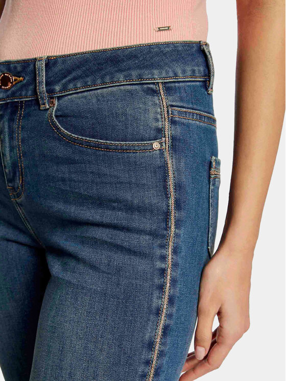 Morgan Morgan Jeansy 231-PCLEM Niebieski Slim Fit