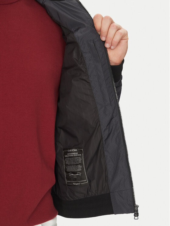 Geox Geox Преходно яке Vincit M5522E T3205 F9137 Сив Regular Fit
