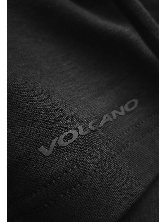 Volcano Volcano T-Shirt T-BAS Czarny Regular Fit