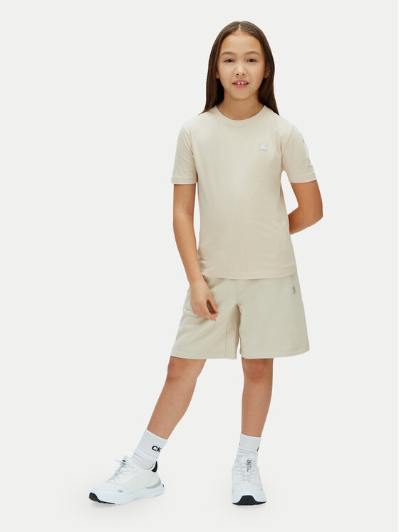 Calvin Klein Jeans Calvin Klein Jeans Sportiniai šortai Mini Badge LV1CKSJC52 Smėlio Regular Fit