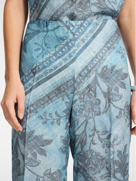 Elena Mirò Elena Mirò Spodnie materiałowe P001P000487N001 Niebieski Regular Fit