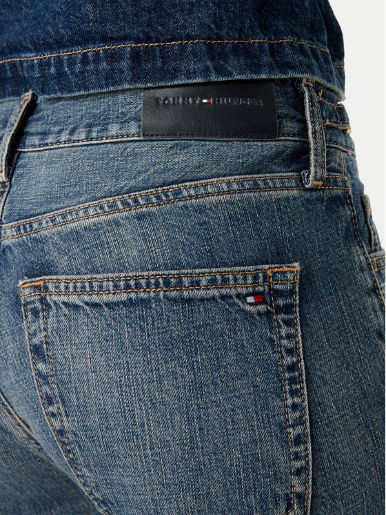 Tommy Hilfiger Tommy Hilfiger Jeans hlače WW0WW49963 Modra Flared Fit