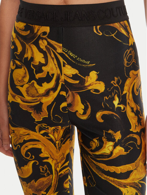 Versace Jeans Couture Versace Jeans Couture Leggings 79HAC101 JS501 Crna Slim Fit