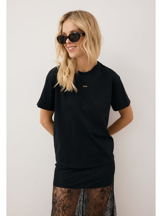 BIZUU BIZUU T-Shirt TISHAL Černá Standard Fit