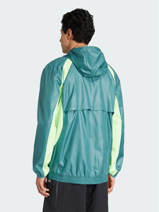 adidas adidas Kurtka przejściowa 152149 Zielony Slim Fit