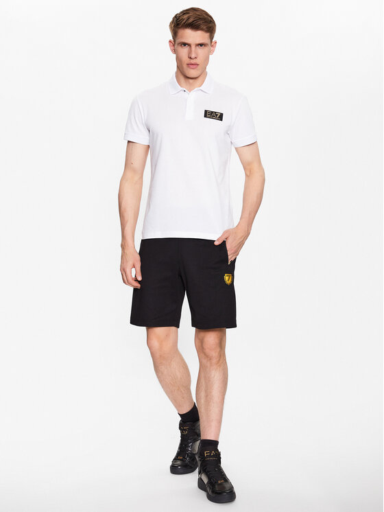 EA7 Emporio Armani EA7 Emporio Armani Polokošile 3RPF01 PJ5AZ 1100 Bílá Regular Fit