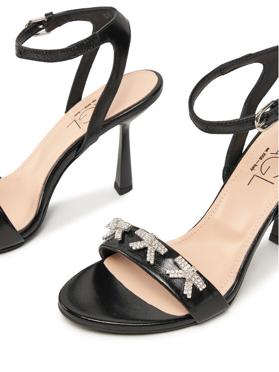 AGL AGL Sandale Trilly Ribbon D669033PHANTAR0000 Negru