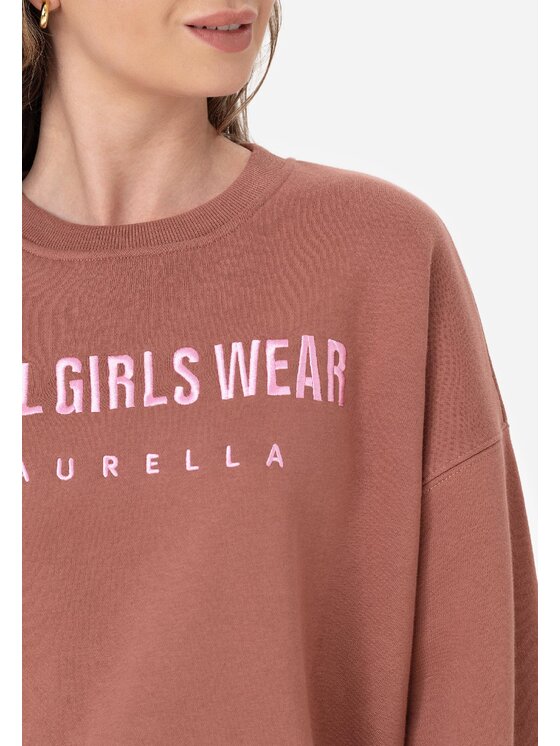 LAURELLA LAURELLA Mikina Laurella 1TU010501 Růžová Regular Fit