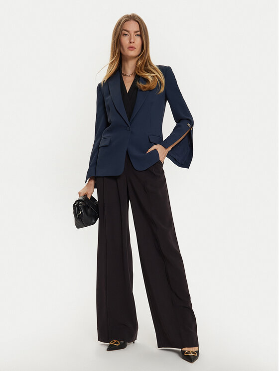 TWINSET TWINSET Sakoi 242TP2350 Tamnoplava Regular Fit