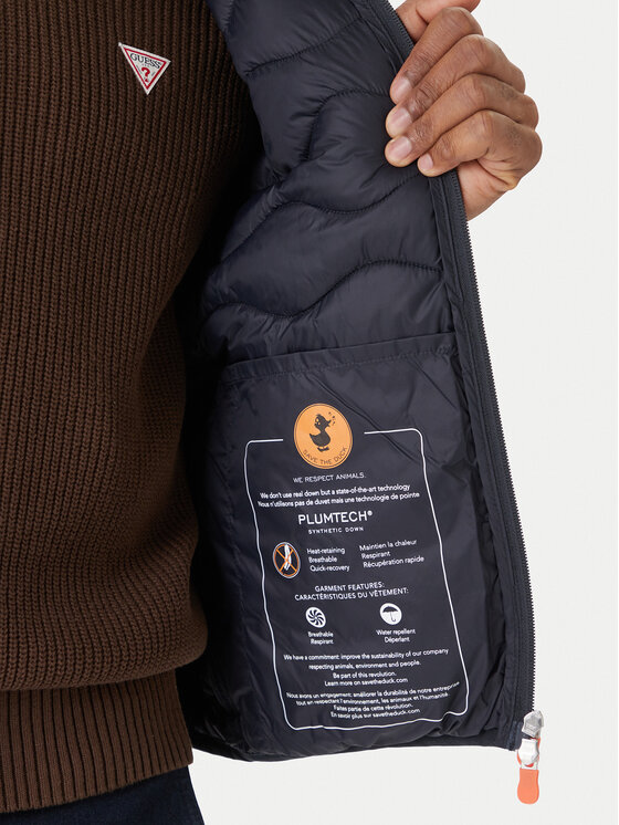 Save The Duck Save The Duck Weste D82187M GIGA21 Dunkelblau Regular Fit