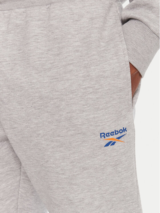 Reebok Reebok Donji dio trenerke RK25146CCM Siva Regular Fit