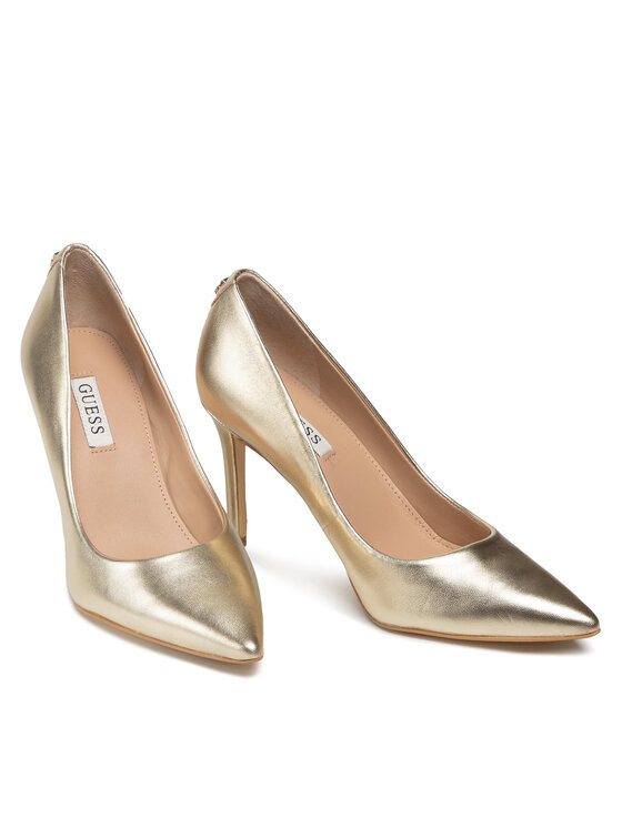 Guess Guess Обувки на ток FL5PIE LEM08 Златист