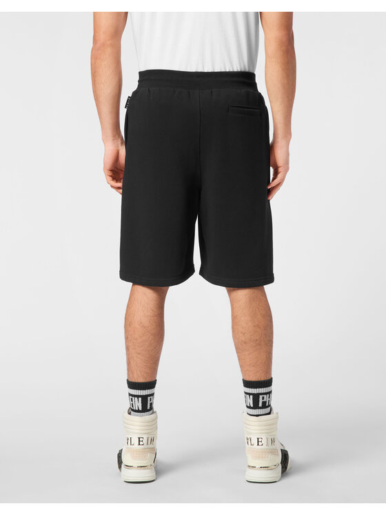 PHILIPP PLEIN PHILIPP PLEIN Szorty sportowe 24327 Czarny Jogger Fit