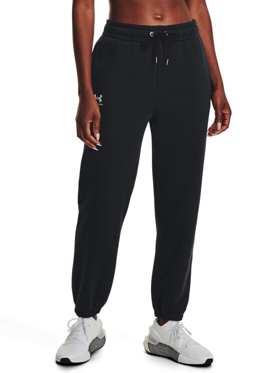 Női Melegítő alsó Under Armour, Méret: M, Fekete, Essential Fleece Joggers 1373034