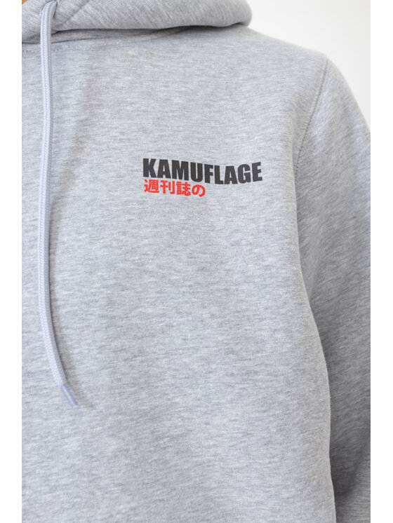 Kamuflage Kamuflage Bluza 2JZ Szary Comfort Fit