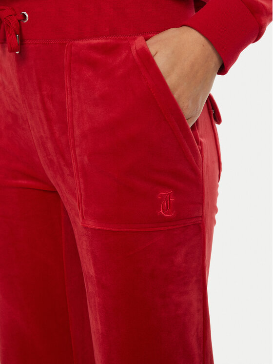 Juicy Couture Juicy Couture Donji dio trenerke Del Ray JCAP180 Crvena Regular Fit