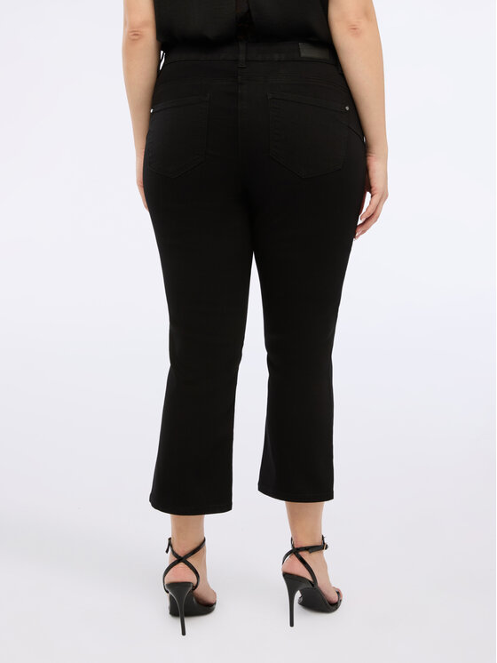 Fiorella Rubino Fiorella Rubino Jeansy P406T104961N033 Czarny Flare Fit