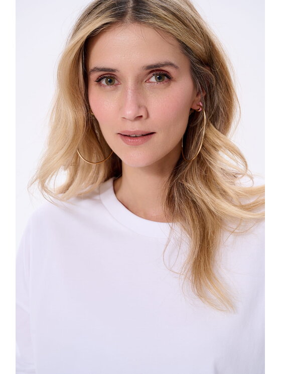 blue shadow blue shadow Bluzka Blair 2 Écru Regular Fit