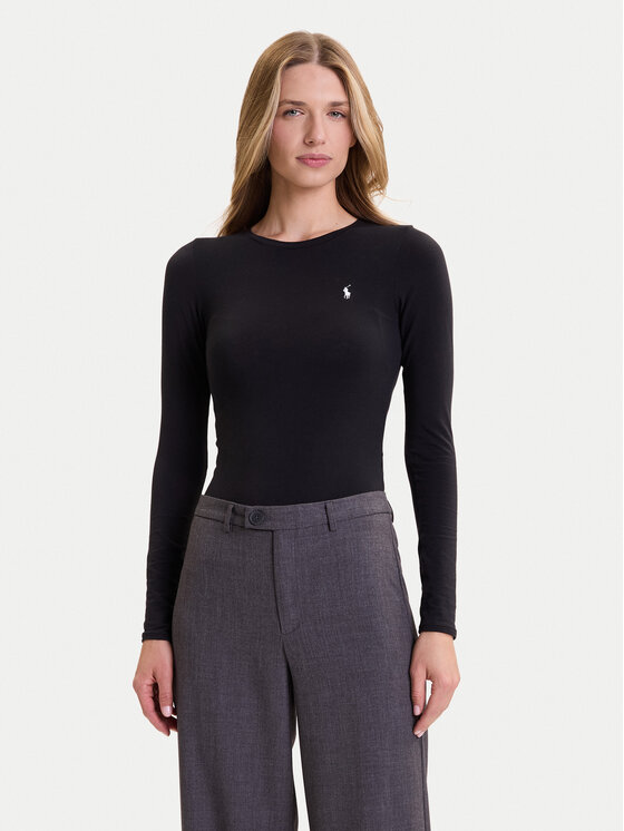 Polo Ralph Lauren Polo Ralph Lauren Боді 4P0490 Чорний Slim Fit