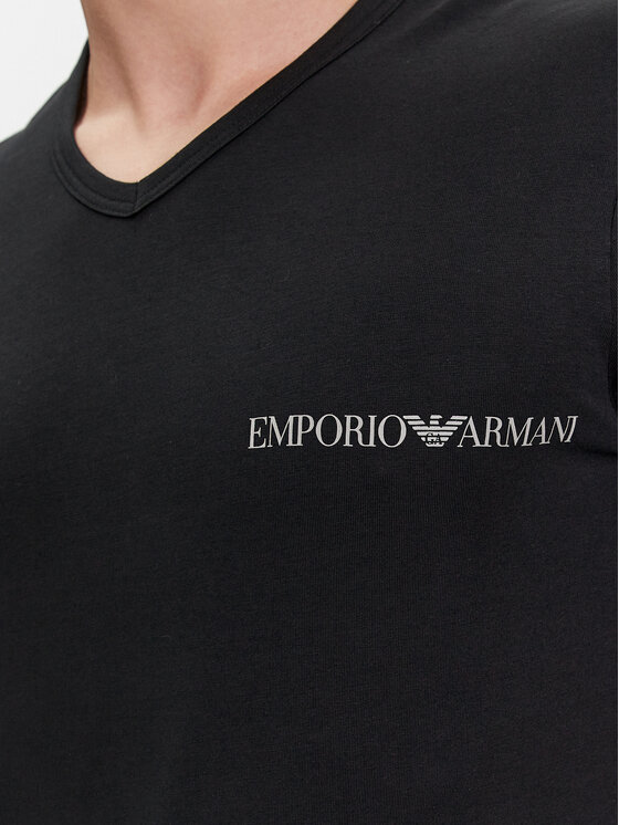 Emporio Armani Underwear Emporio Armani Underwear 2-dílná sada T-shirts 111849 4R717 07320 Černá Regular Fit