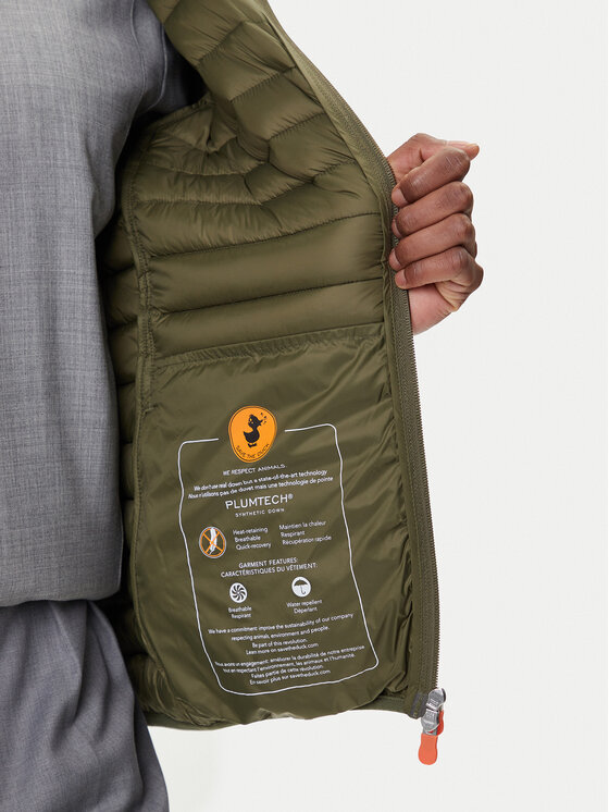 Save The Duck Save The Duck Winterjacke D30650M GIGA01 Grün Regular Fit