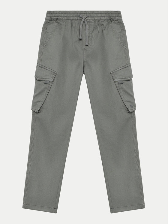 United Colors Of Benetton Bavlnené nohavice 4HM6YF00M Sivá Regular Fit