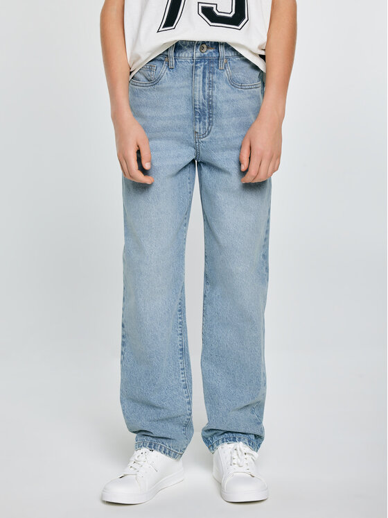 BIG STAR BIG STAR Jeansy ZACKY Niebieski Loose Fit