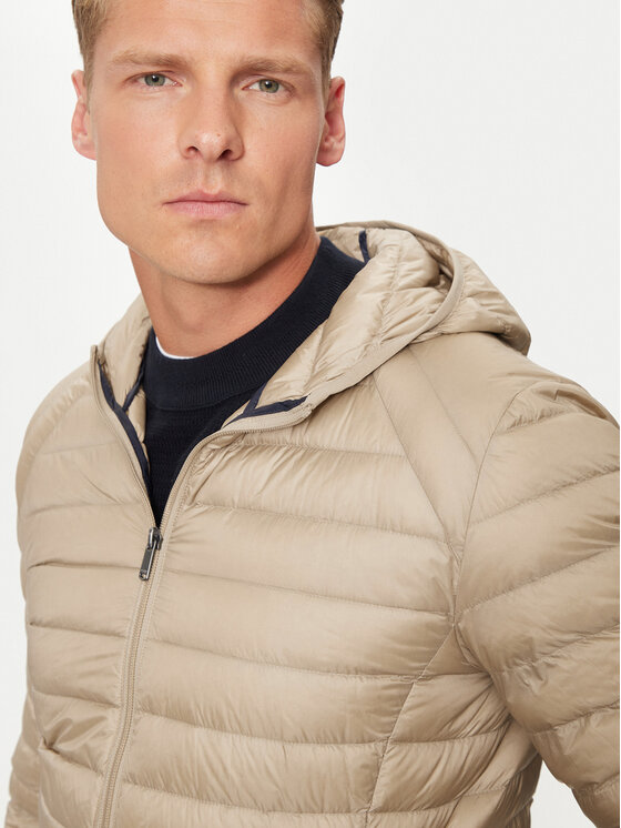Jott Jott Pernata jakna Nico P000MDOW01 Bež Slim Fit