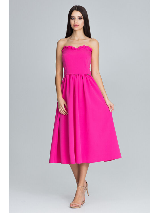 FIGL FIGL Φόρεμα M602 Ροζ Regular Fit
